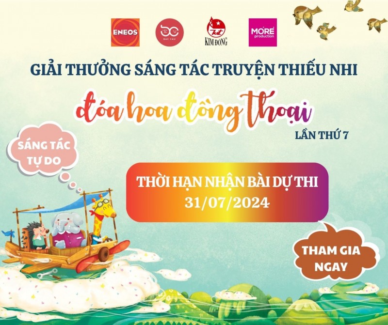 Phát động cuộc thi sáng tác truyện thiếu nhi “Đóa hoa đồng thoại” lần thứ 7