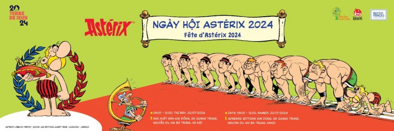 Ngày hội Astérix 2024 - Tôn vinh giá trị vượt thời gian của di sản văn hóa Pháp