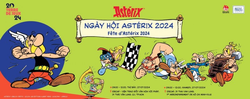 Ngày hội Astérix 2024 - Tôn vinh giá trị vượt thời gian của di sản văn hóa Pháp