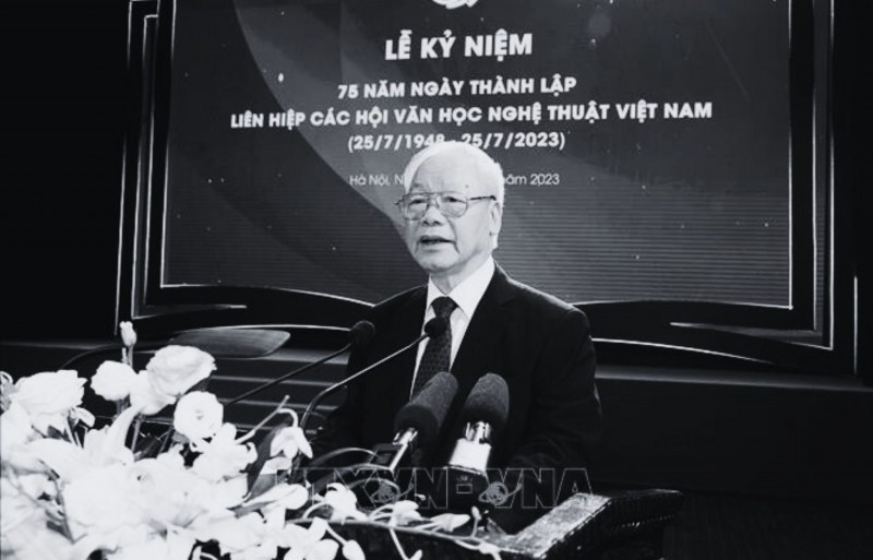 Bài phát biểu của Tổng Bí thư tại Lễ kỷ niệm 70 năm Ngày thành lập Liên hiệp các Hội VHNT Việt Nam