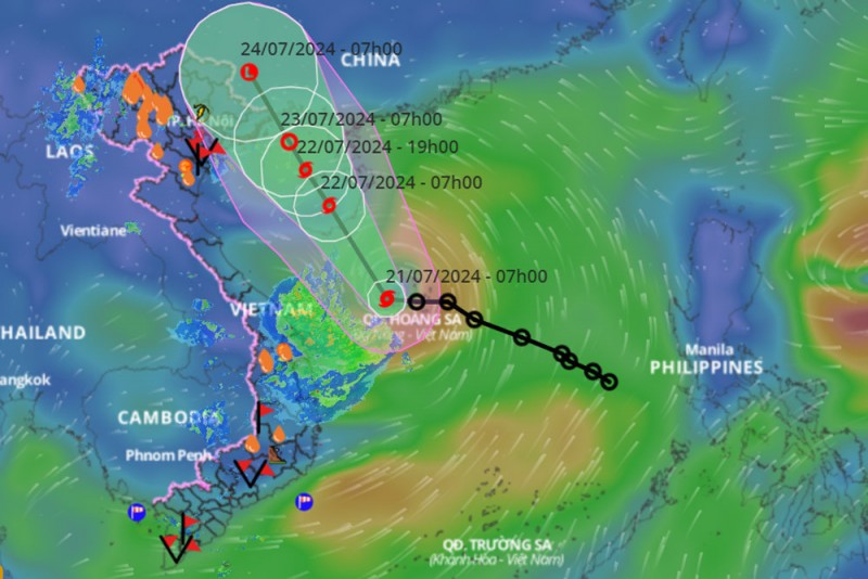 Tin bão khẩn cấp: bão số 2 vào vịnh Bắc Bộ