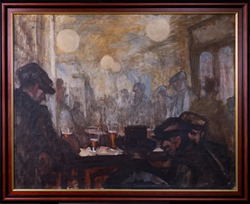 Bức chân dung tự họa ẩn giấu của Norman Cornish