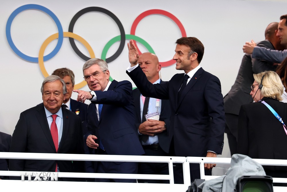 Những hình ảnh ấn tượng tại Lễ khai mạc Olympic Paris 2024