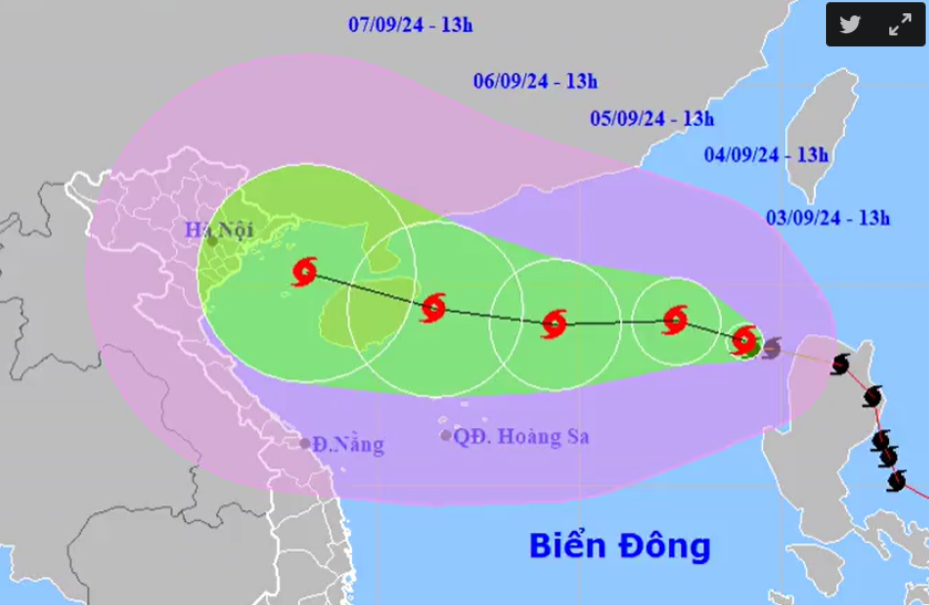 Thủ tướng Phạm Minh Chính ra công điện ứng phó cơn Bão số 3