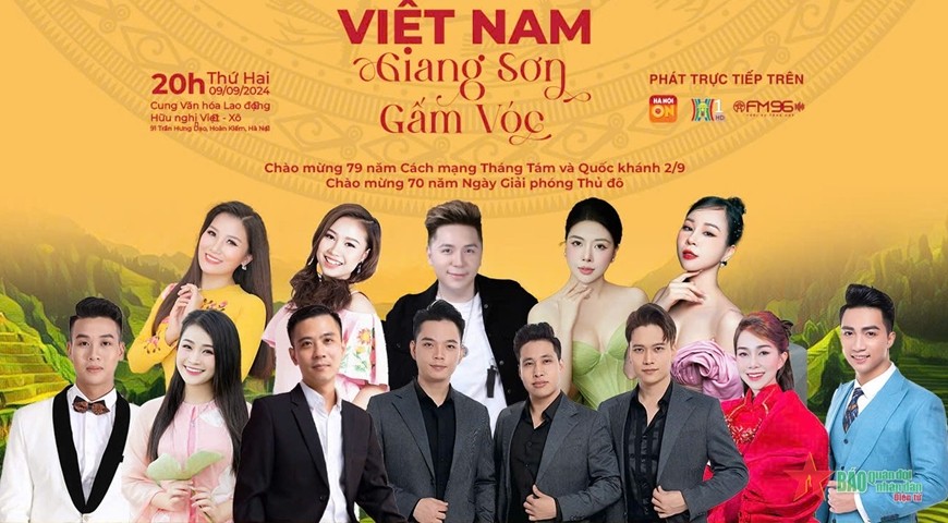 Bản tin Văn nghệ: “Việt Nam giang sơn gấm vóc” chào mừng 70 năm Giải phóng Thủ đô