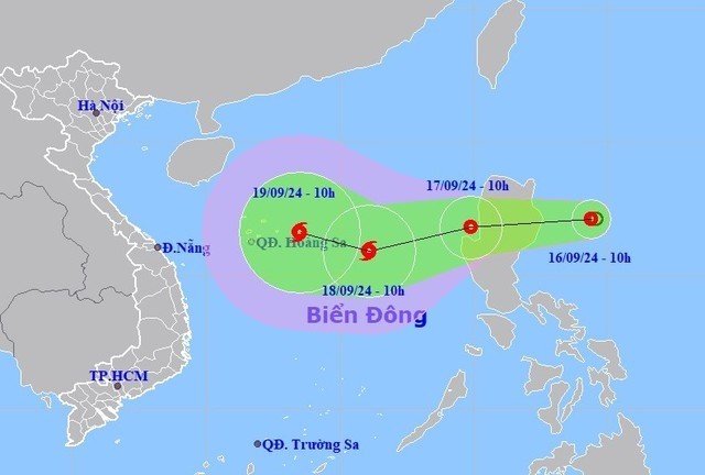 Áp thấp nhiệt đới mạnh lên thành Bão số 4: Dự báo 2 kịch bản ảnh hưởng đất liền nước ta