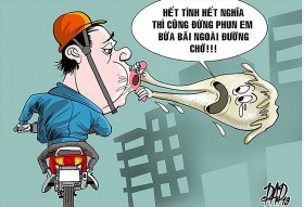 Văn hóa "nước bọt" và chạy càn. Tạp bút của Nguyễn Hải