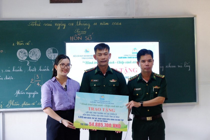 VEPIC chung tay "Chắp cánh ước mơ cho học sinh đảo Hòn Chuối