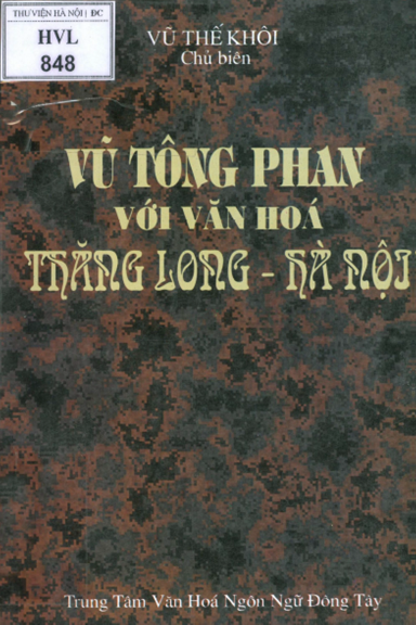 Vũ Tông Phan - Danh nhân văn hóa, nhà giáo tiêu biểu của Thăng Long - Hà Nội