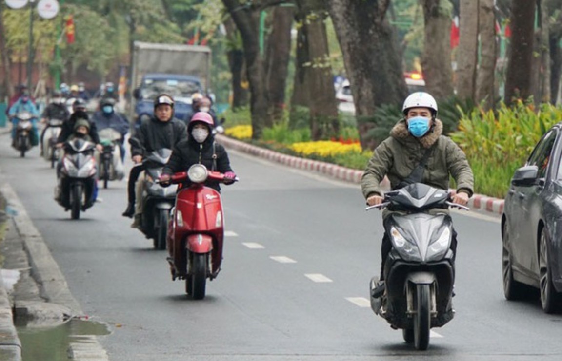 Thời tiết ngày 16/12: Bắc Bộ rét đậm. Nam Bộ mưa rào vài nơi