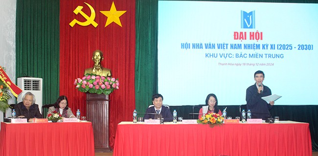 Đại hội Hội Nhà văn Việt Nam nhiệm kỳ XI (2025 - 2030) khu vực  Bắc miền Trung