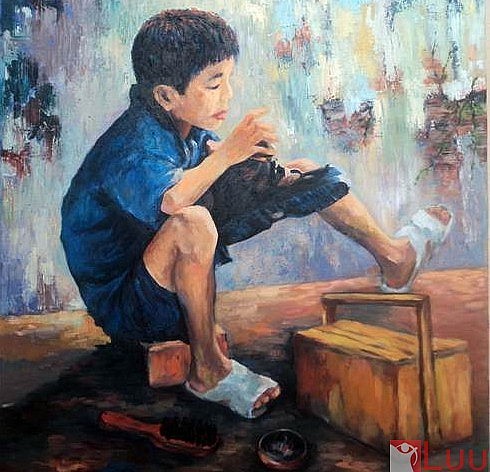 bai tho tien cac chau danh giay ve que an tet cua pham tien duat