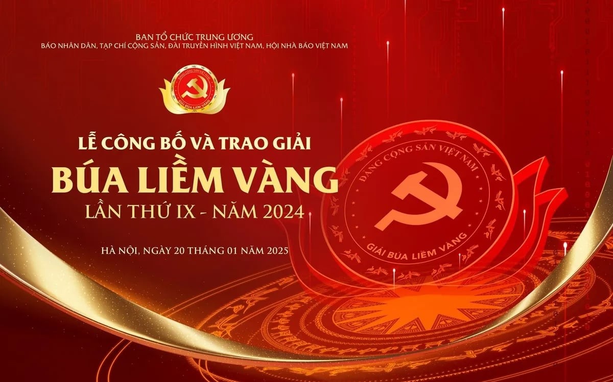 Tổ chức lễ trao Giải Búa liềm vàng lần thứ 9 năm 2024