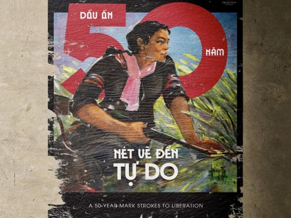 Triển lãm "Dấu ấn 50 năm: Nét vẽ đến tự do"