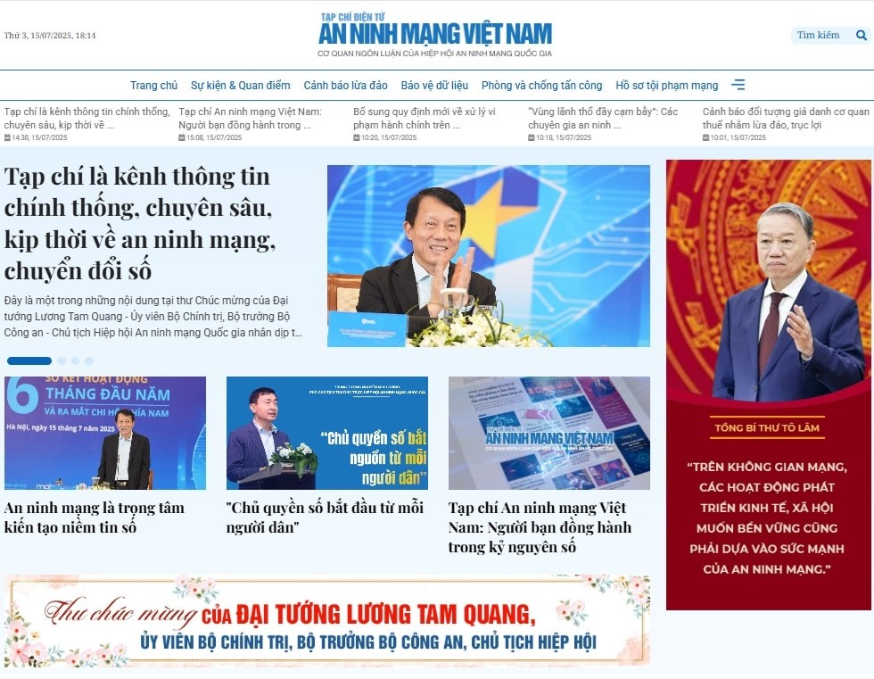 Ra mắt Tạp chí An ninh mạng Việt Nam