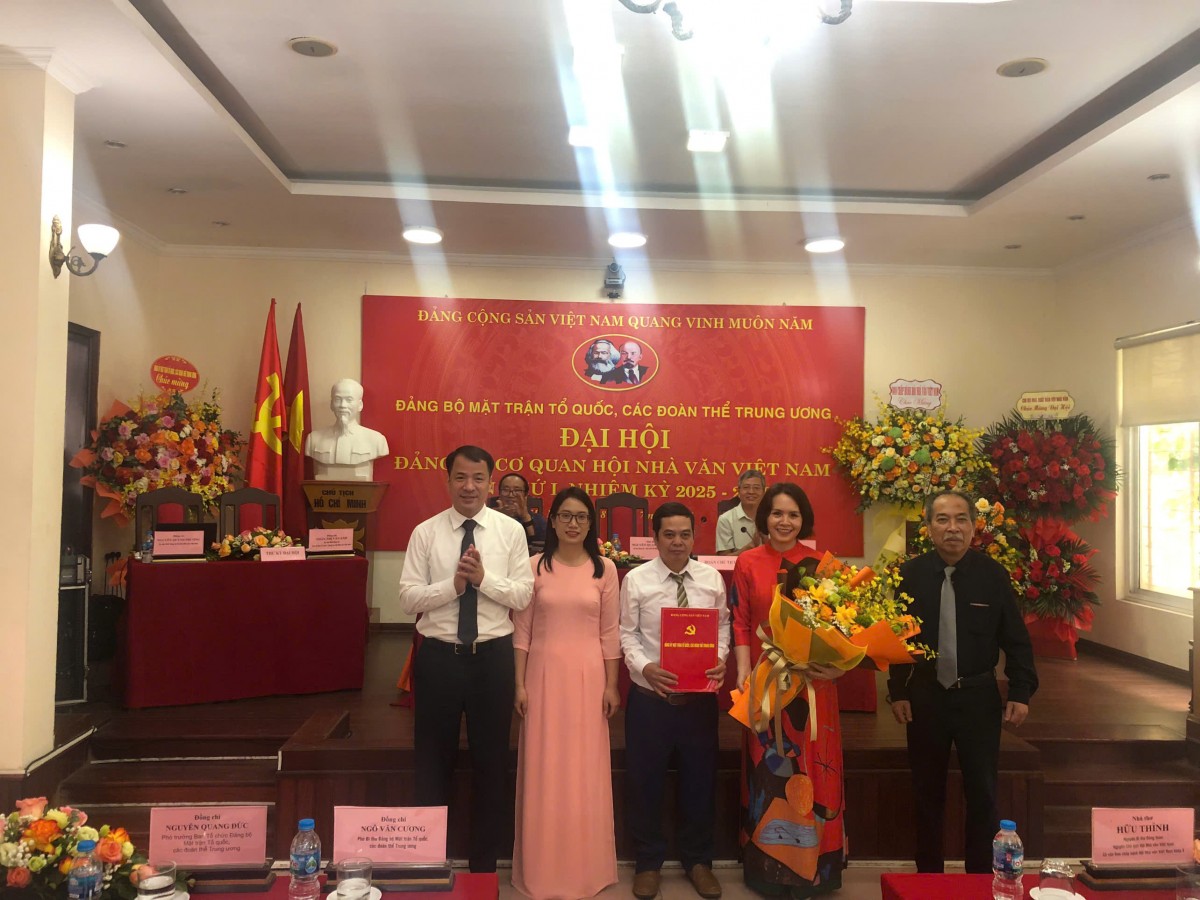 Đại hội Đảng Bộ cơ quan Hội Nhà văn Việt Nam lần thứ I, Nhiệm kỳ 2025-2030