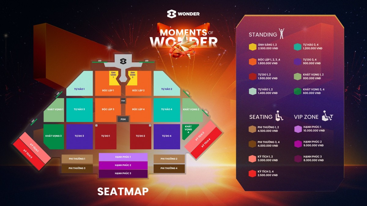 Siêu nhạc hội Moments of Wonder chính thức bán vé từ 1/8: khai hoả cuộc đua săn vé