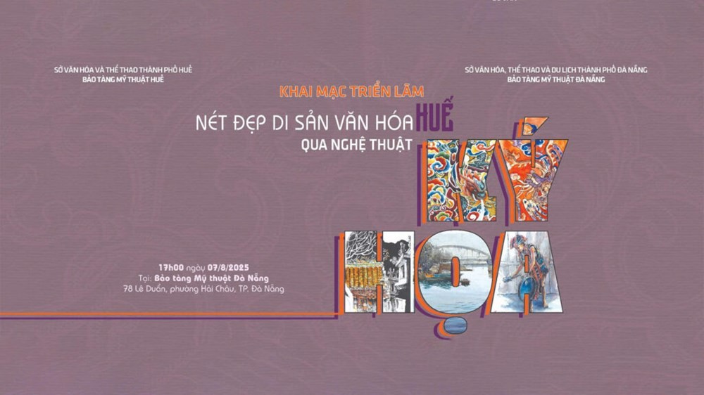 Triển lãm chuyên đề “Nét đẹp di sản văn hóa Huế qua nghệ thuật ký họa” sẽ diễn ra vào chiều 7/8