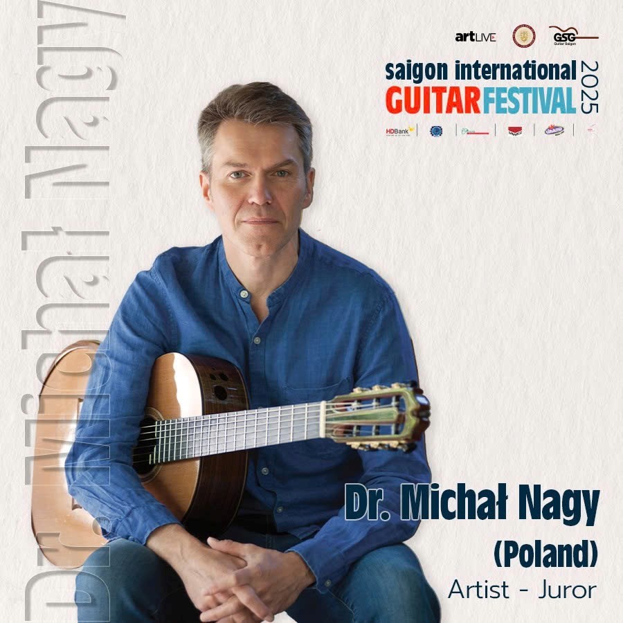 Nhiều nghệ sĩ danh tiếng quốc tế hội tụ tại Liên hoan Guitar quốc tế Sài Gòn 2025