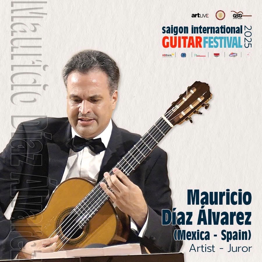 Nhiều nghệ sĩ danh tiếng quốc tế hội tụ tại Liên hoan Guitar quốc tế Sài Gòn 2025