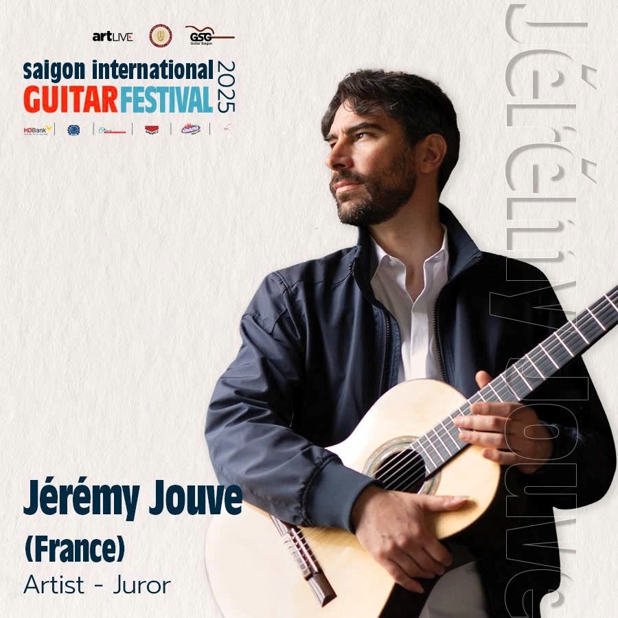 Nhiều nghệ sĩ danh tiếng quốc tế hội tụ tại Liên hoan Guitar quốc tế Sài Gòn 2025