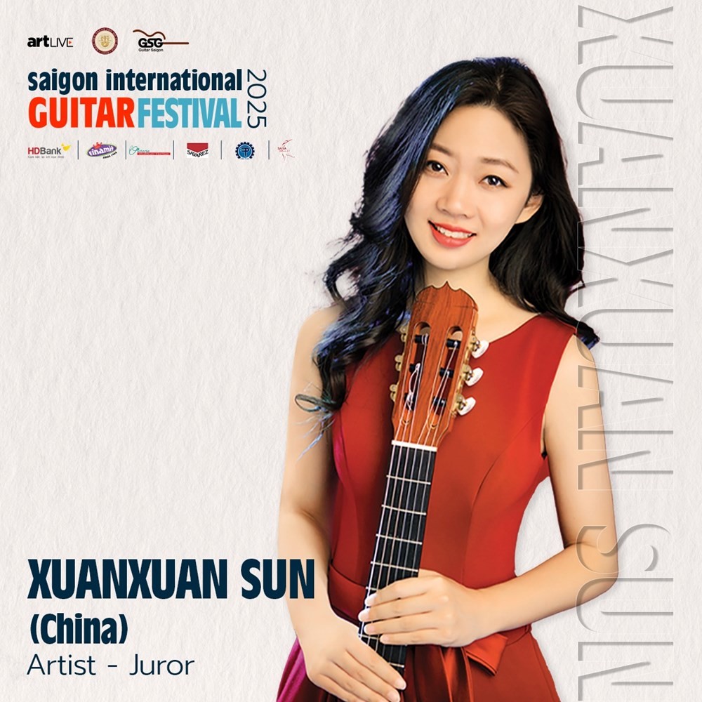 Nhiều nghệ sĩ danh tiếng quốc tế hội tụ tại Liên hoan Guitar quốc tế Sài Gòn 2025