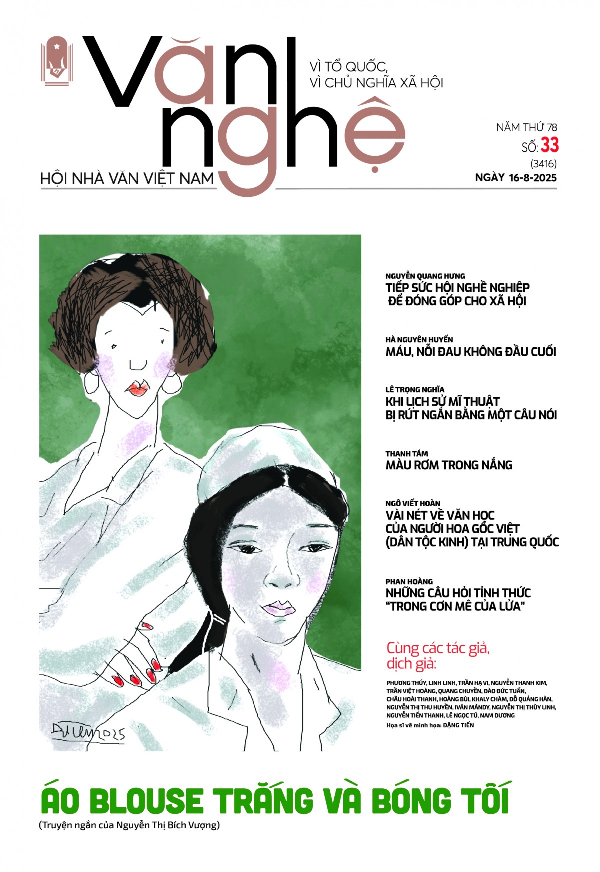Mời quý vị đón đọc báo Văn nghệ số 33/2025