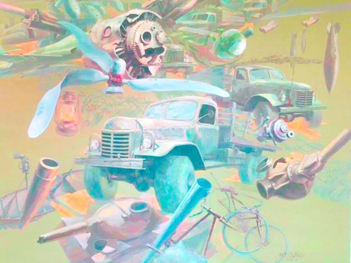 Nông Tiến Dũng: Hội họa bồi đắp từ lòng tri ân