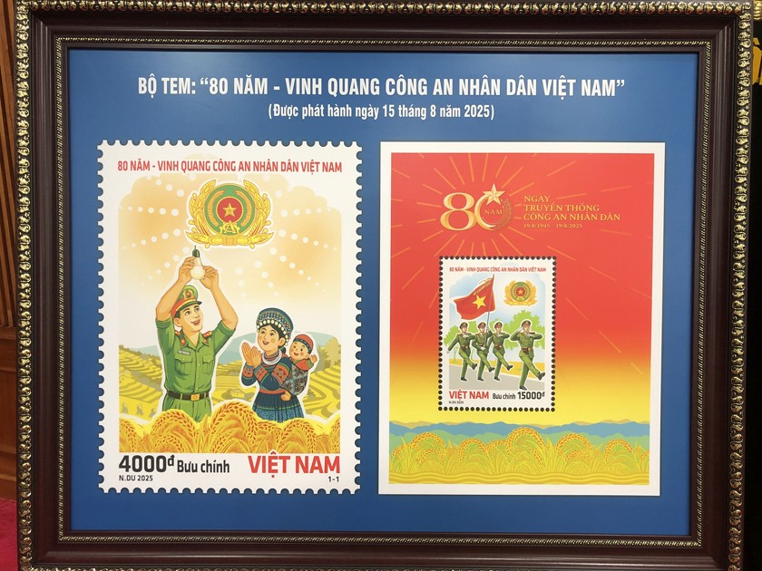 Bộ tem được phát hành.