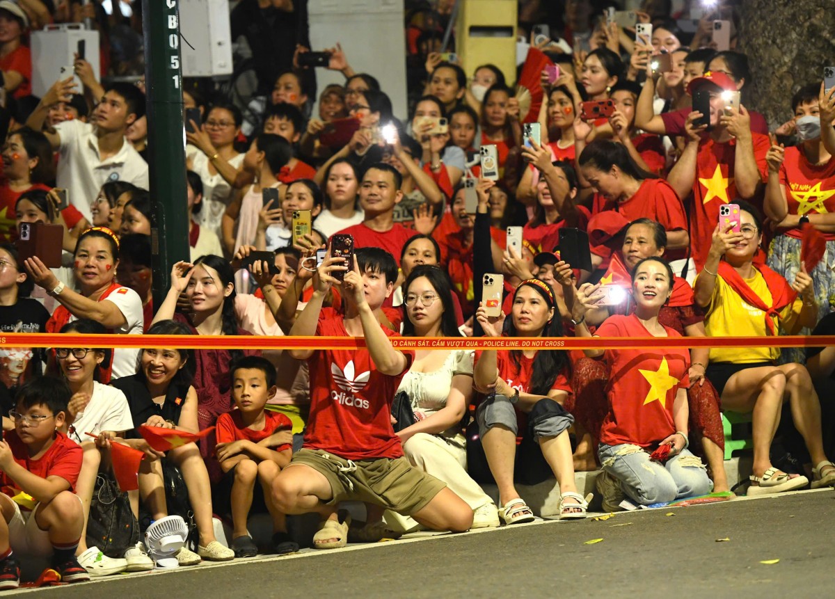 Ấn tượng với buổi hợp luyện diễu binh, diễu hành lần thứ Nhất mừng đại lễ 2/9