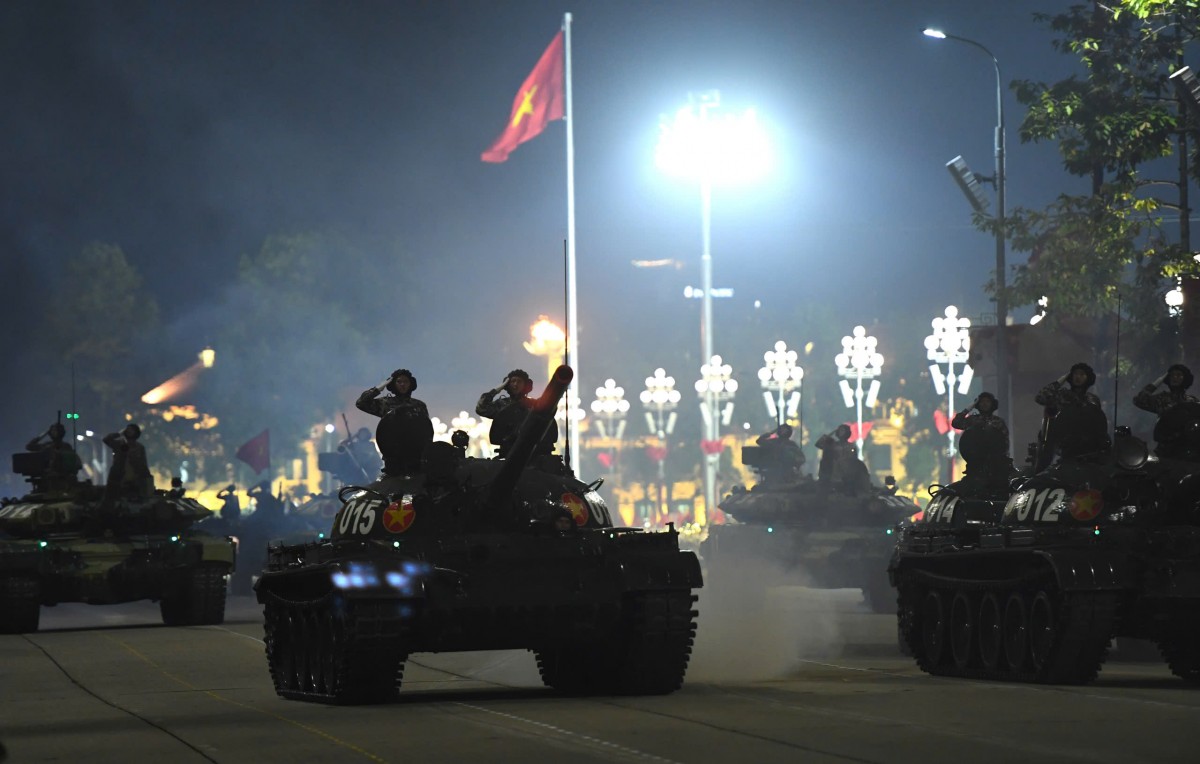 Ấn tượng với buổi hợp luyện diễu binh, diễu hành lần thứ Nhất mừng đại lễ 2/9