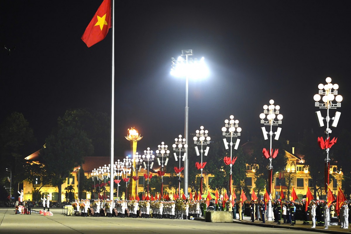 Ấn tượng với buổi hợp luyện diễu binh, diễu hành lần thứ Nhất mừng đại lễ 2/9