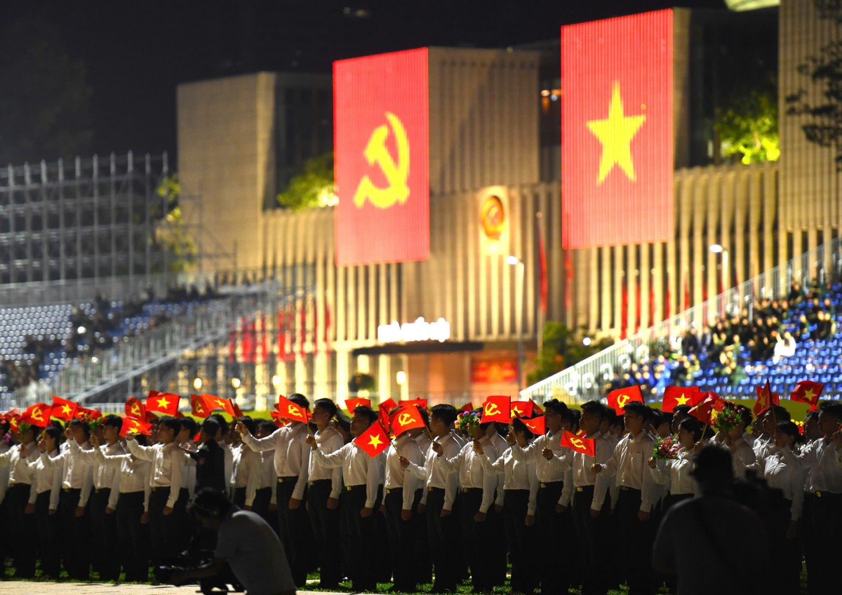 Ấn tượng với buổi hợp luyện diễu binh, diễu hành lần thứ Nhất mừng đại lễ 2/9