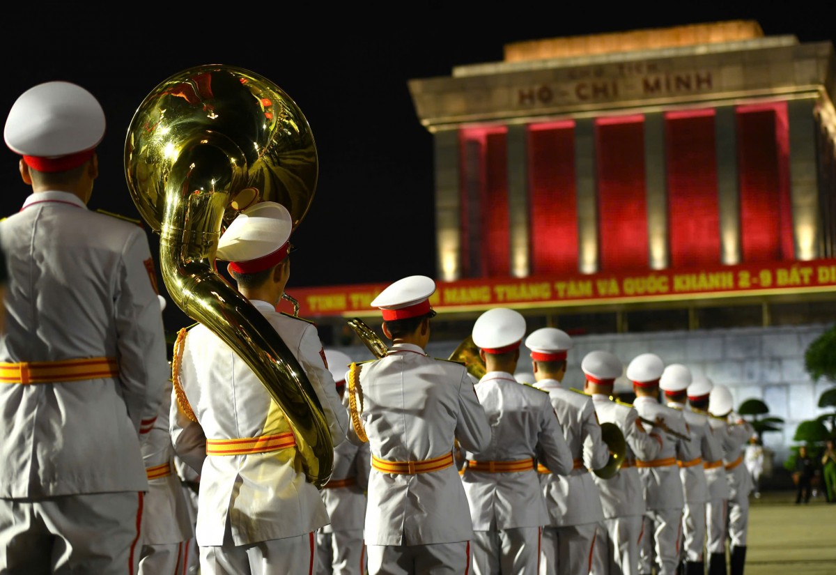 Ấn tượng với buổi hợp luyện diễu binh, diễu hành lần thứ Nhất mừng đại lễ 2/9