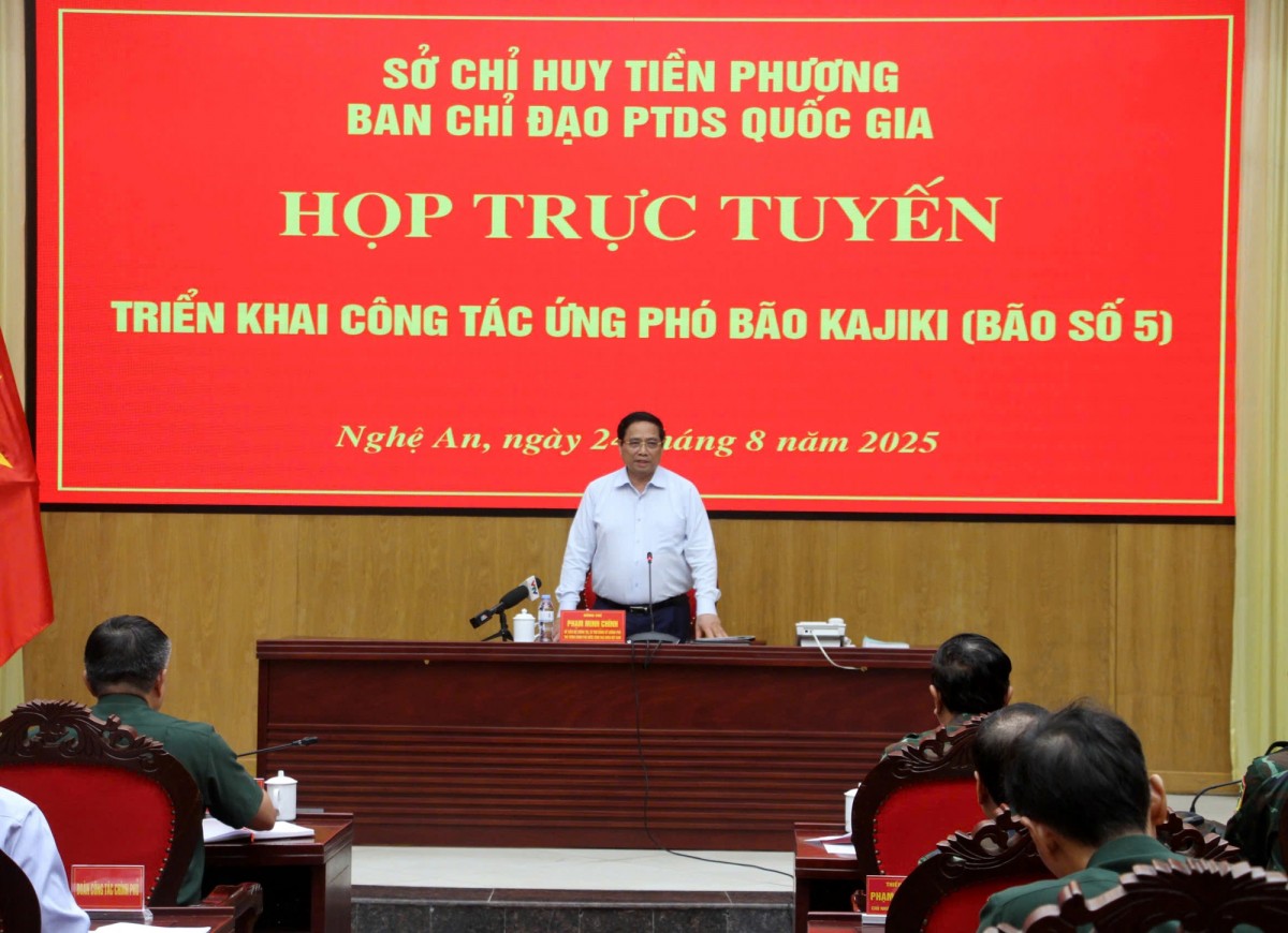 Thủ tướng Chính phủ: ứng phó bão số 5 với tinh thần khẩn trương nhất, quyết liệt nhất