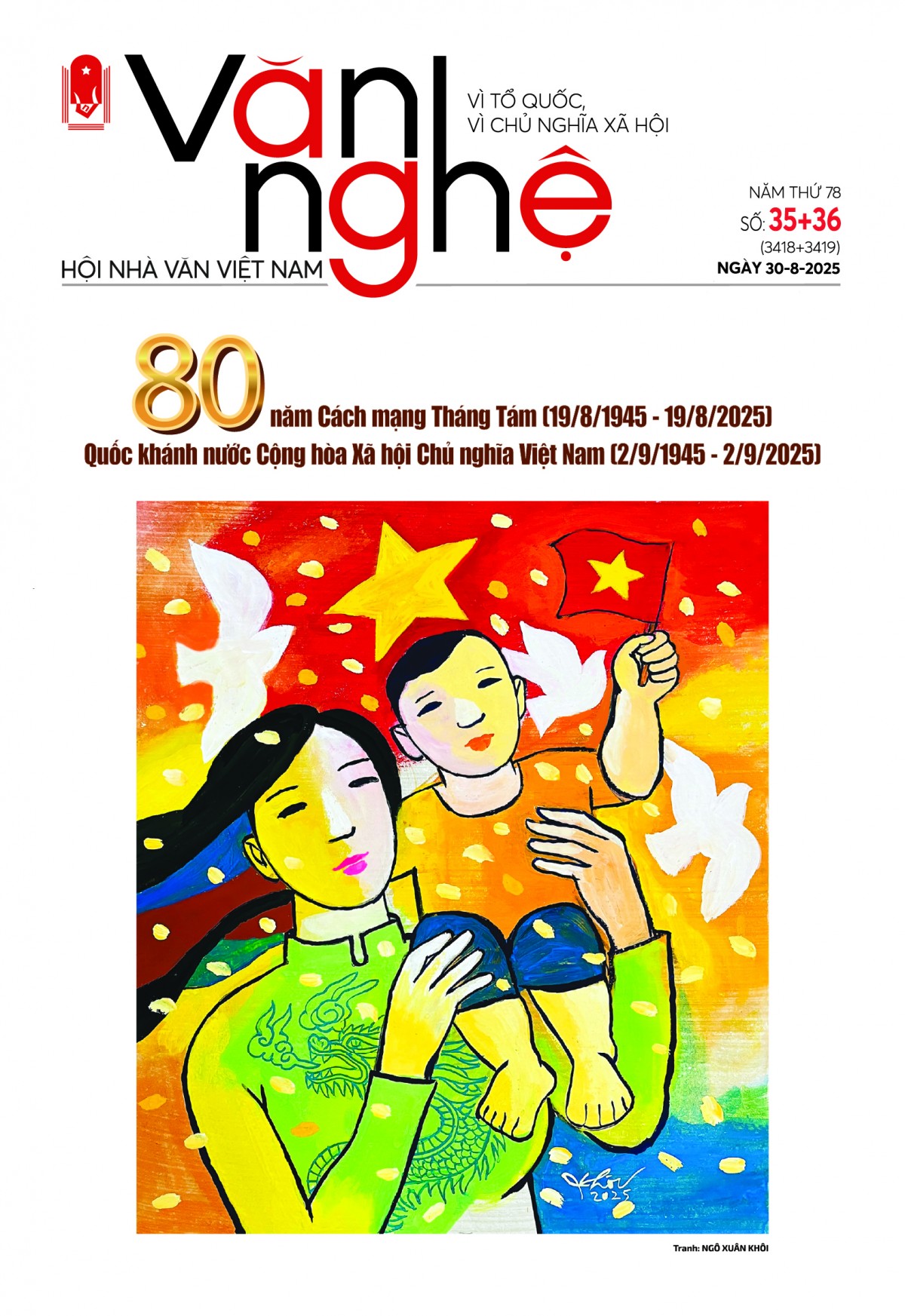 Mời quý vị đón đọc Báo Văn nghệ số 35+36/2025