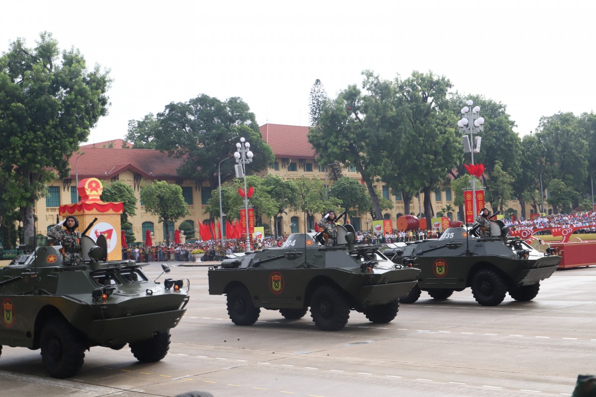 Những khoảnh khắc ấn tượng tại lễ tổng duyệt diễu binh, diễu hành Quốc khánh 2/9