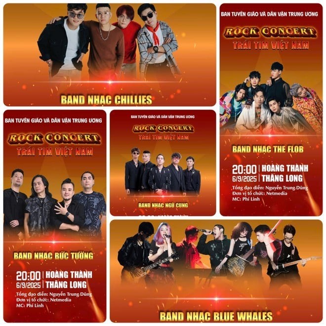 Lan tỏa tỉnh yêu đất nước qua chương trình “Rock Concert - Trái tim Việt Nam”