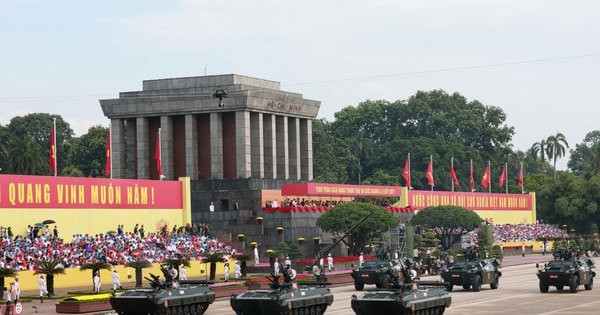 Chi tiết thời gian, lộ trình chính thức của các khối diễu binh, diễu hành ngày 2/9