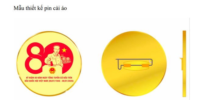 Công bố mẫu biểu trưng kỷ niệm 80 năm Quốc hội Việt Nam