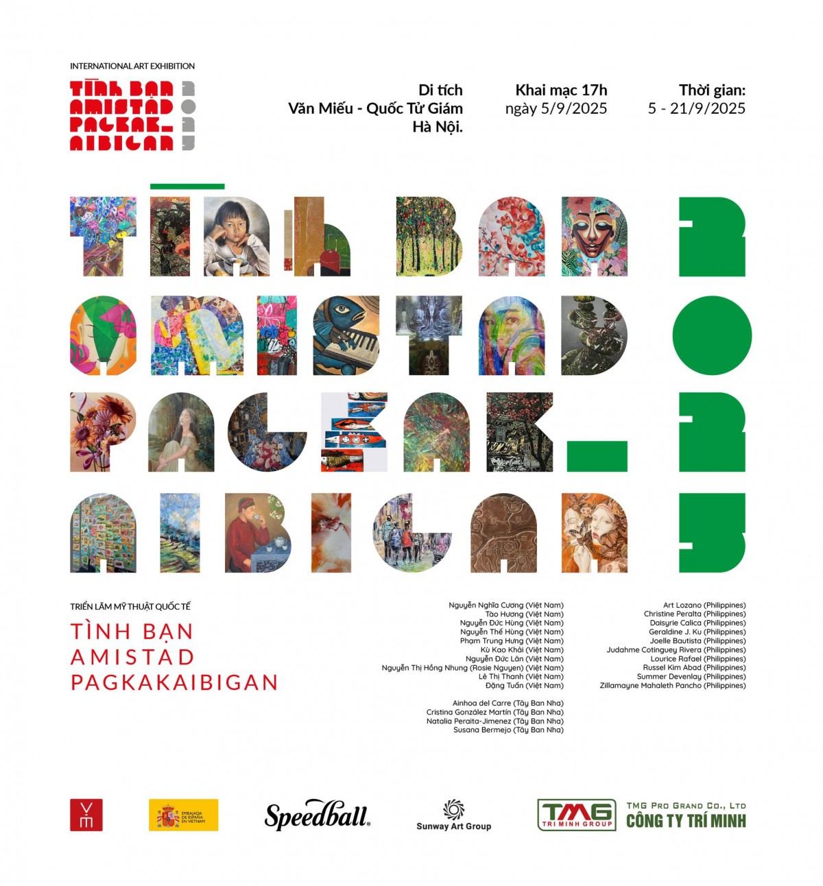 Triển lãm mỹ thuật quốc tế "Tình bạn - Amistad - Pagkakaibigan 2025" Triển lãm mỹ thuật quốc tế "Tình bạn - Amistad - Pagkakaibigan 2025"