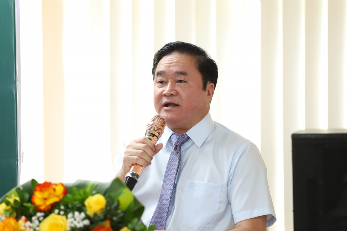 TS. Hoàng Minh Đức, Cục trưởng Cục Phòng bệnh – Bộ Y tế phát biểu tại Lễ phát động. Ảnh: BTC