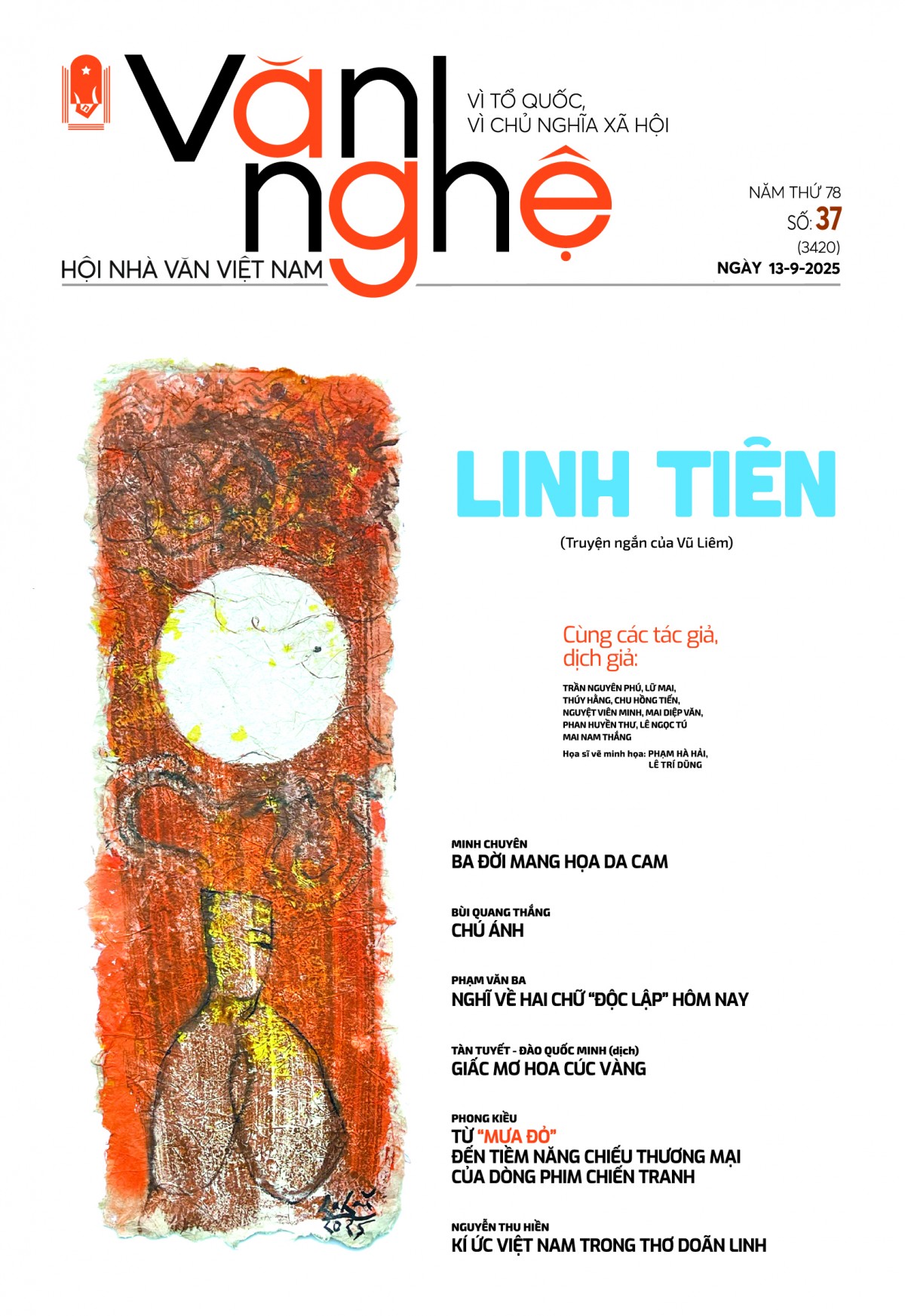 Mời quý vị đón đọc báo Văn nghệ số 37/2025