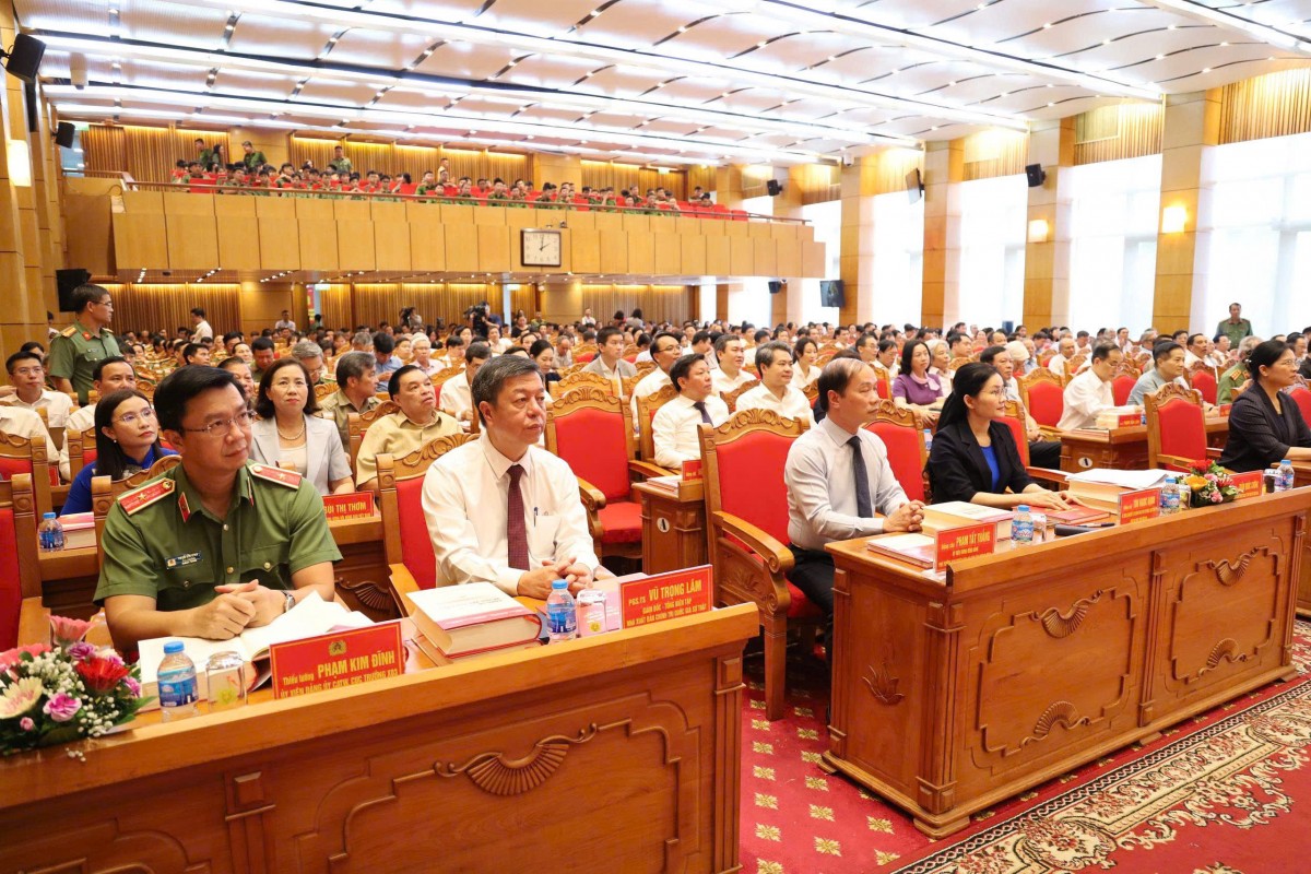 Hội thảo được tổ chức tại Hội trường Bộ Công an. Ảnh: BTC