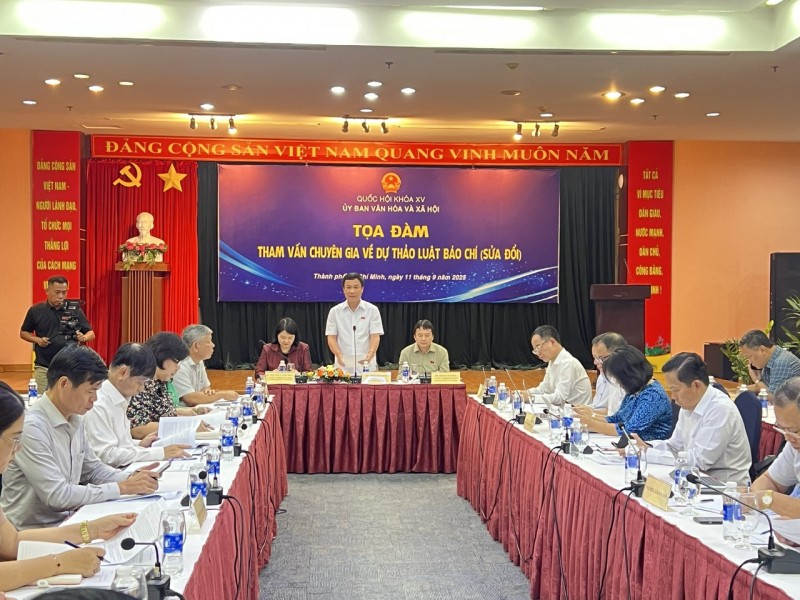 Chuyên gia tham vấn về dự thảo Luật Báo chí (sửa đổi)