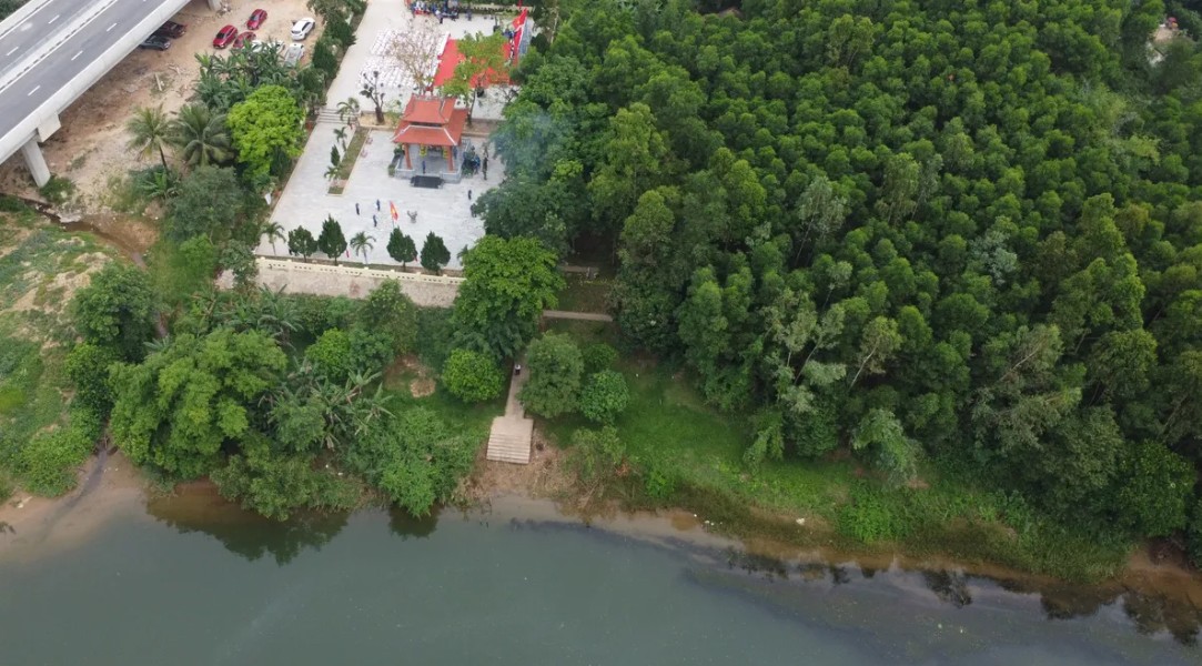 Di tích lịch sử Bến phà II Long Đại. Ảnh nguồn: VTV.vn