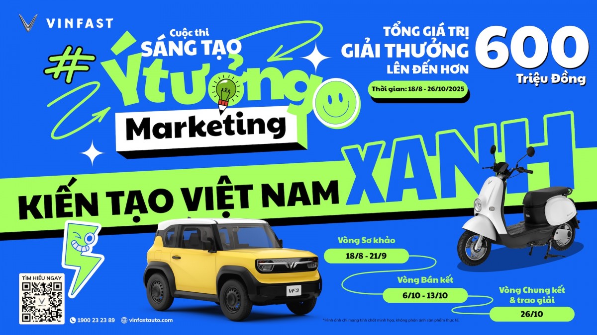 Giới trẻ hào hứng “săn” giải thưởng lớn từ cuộc thi “Kiến tạo Việt Nam Xanh”