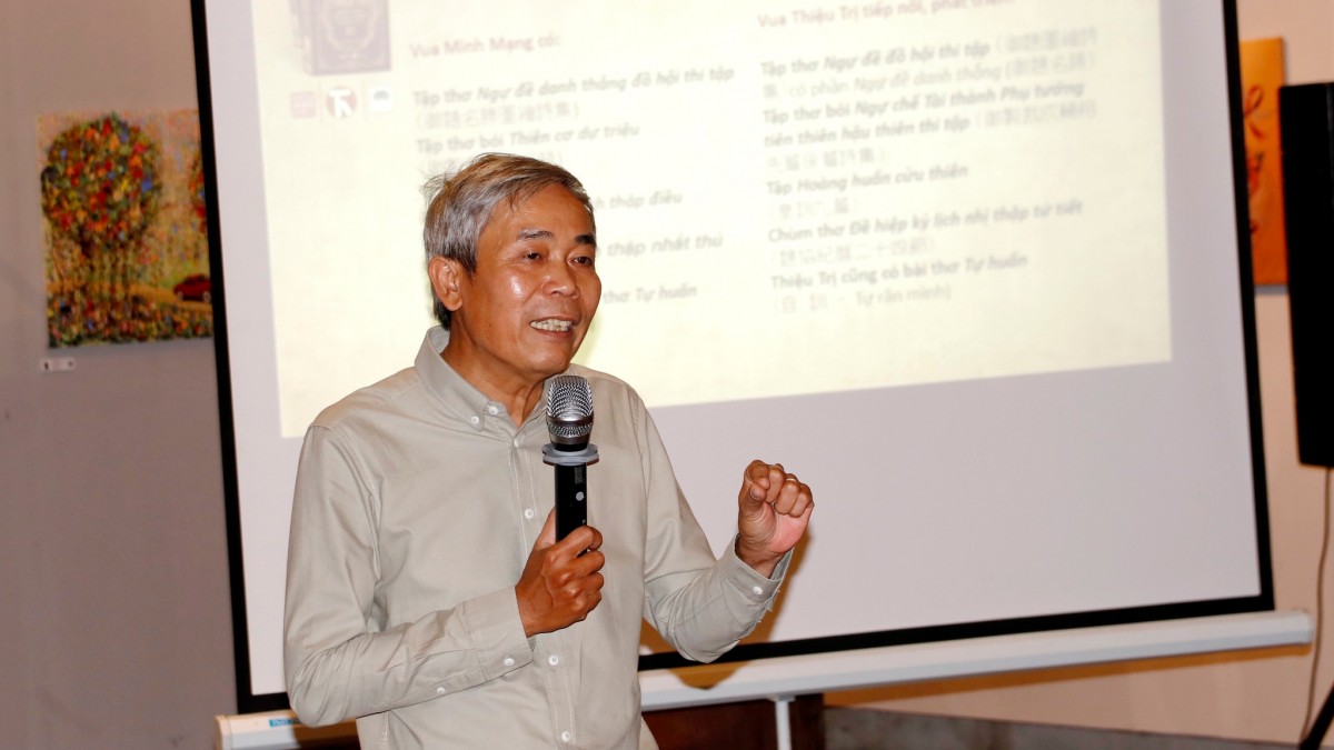 Thơ Hoàng đế Thiệu Trị - Đỉnh cao nghệ thuật ngôn từ