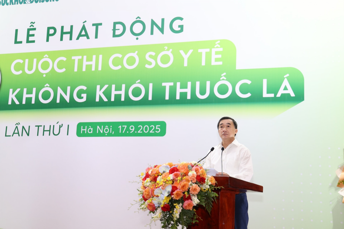 Phát động cuộc thi “Cơ sở y tế không khói thuốc lá”