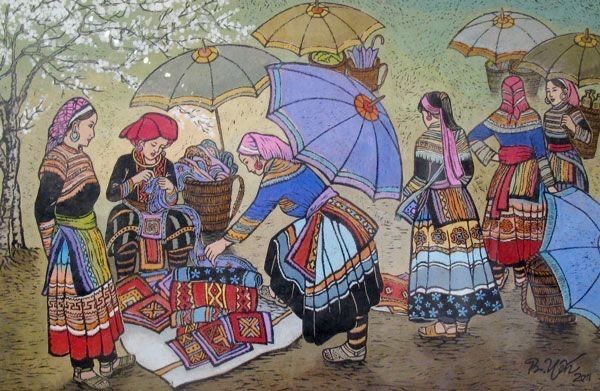 Váy thổ cẩm nở hoa. Tản văn của Hà Pháp Danh